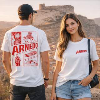 Camiseta blanca unisex arnedo 26
