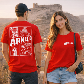 Camiseta Roja unisex arnedo 26