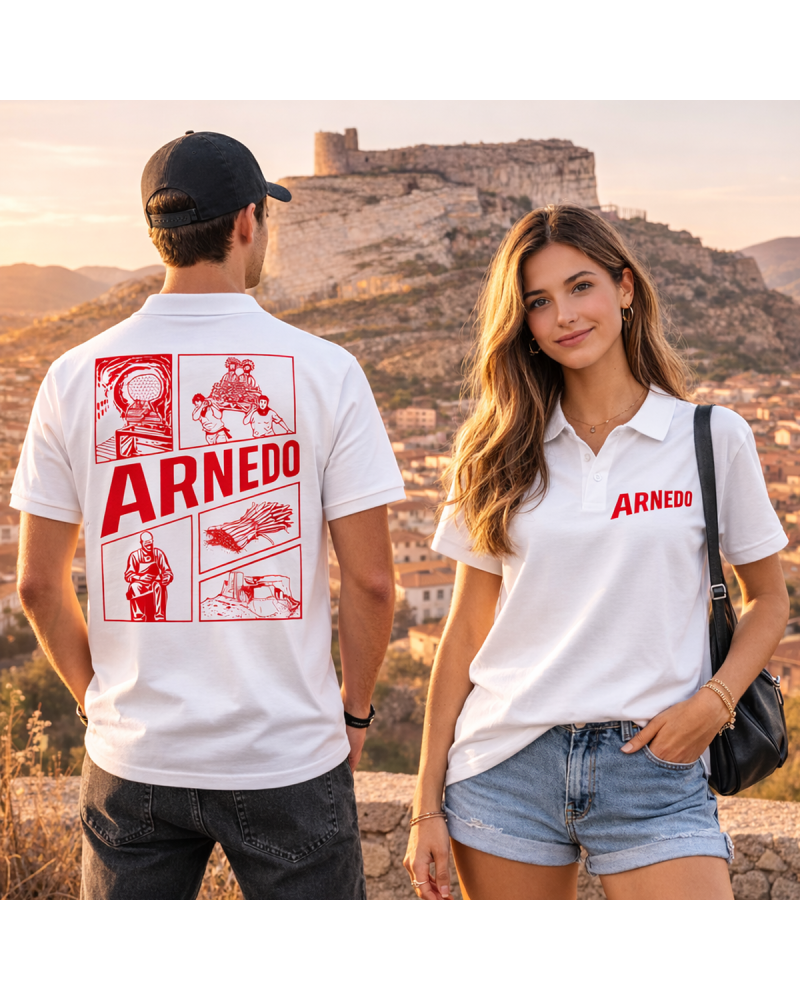 Polo de Algodón Piqué - Arnedo "Siente tu Pueblo" | Calidad y Tradición