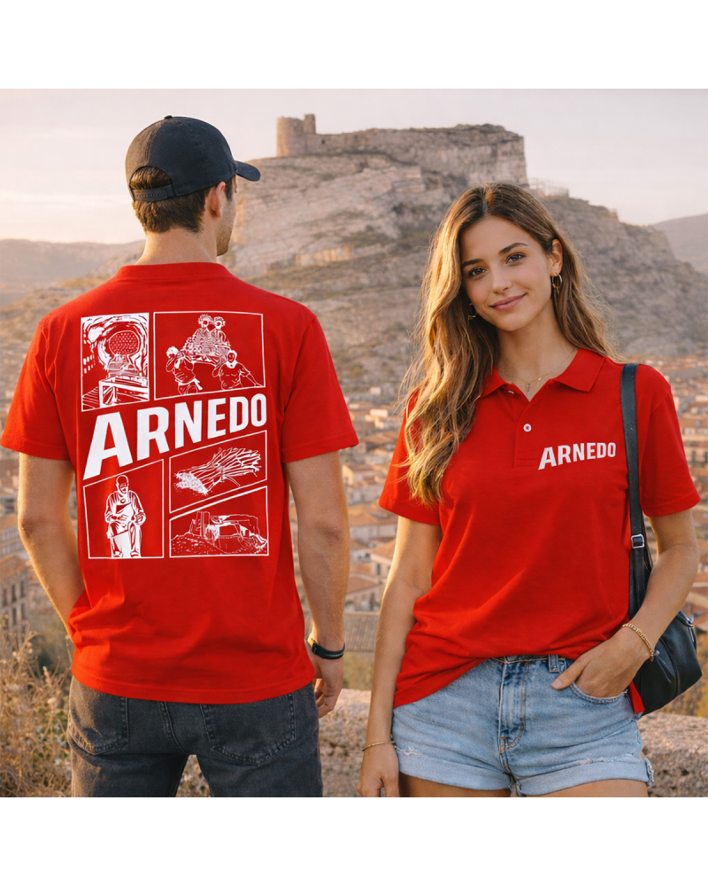 Polo de Algodón Piqué - Arnedo "Siente tu Pueblo" | Calidad y Tradición