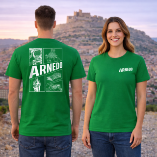 Camiseta Fiestas Arnedo Verde Premium | Siente Tu Pueblo