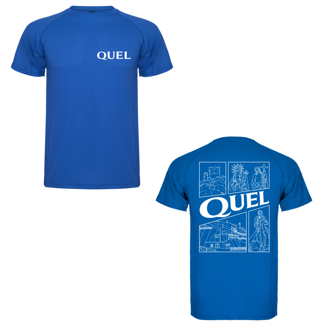 Camiseta Tecnica Fiestas de Quel, Orgullo Queleño