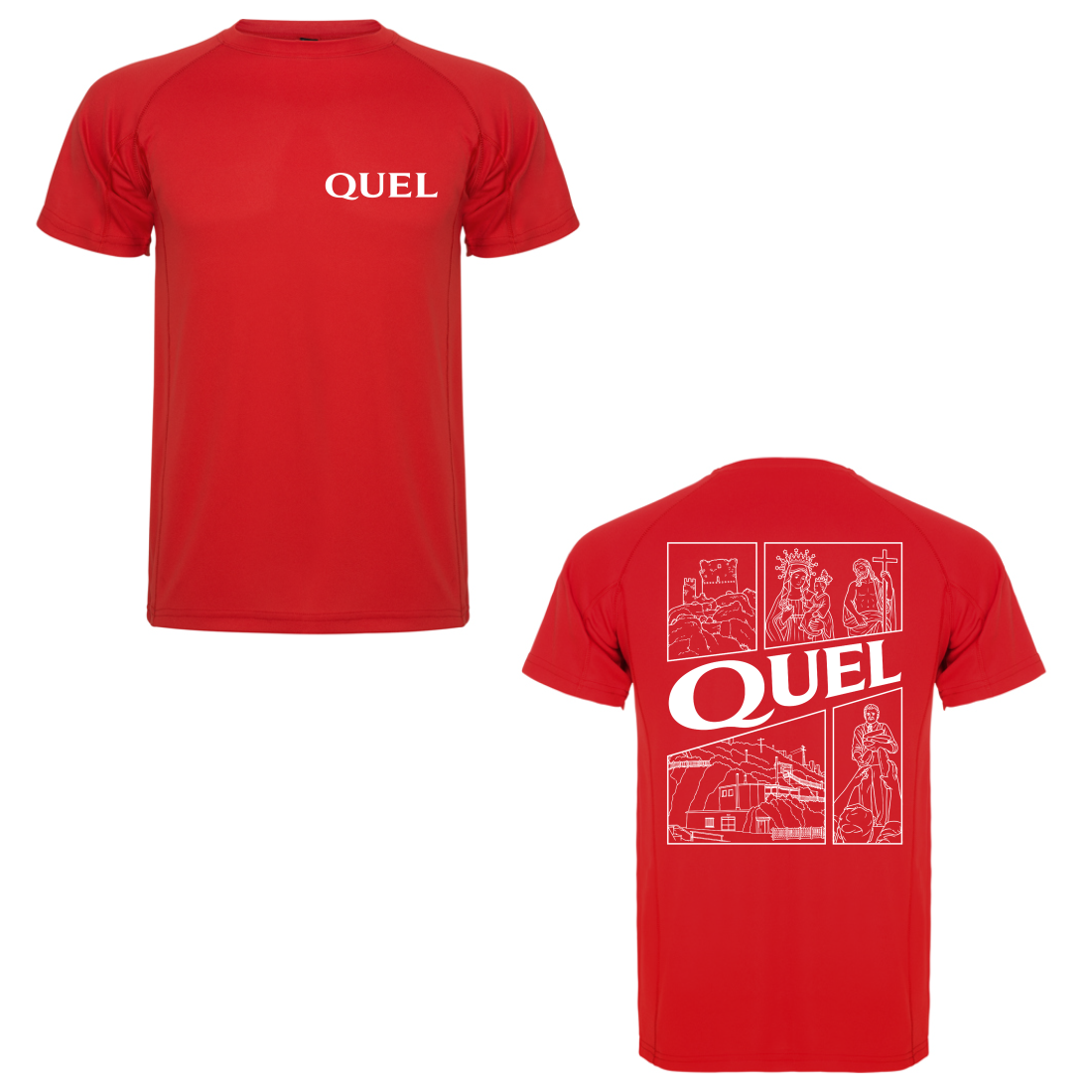 Camiseta Tecnica Fiestas de Quel, Orgullo Queleño