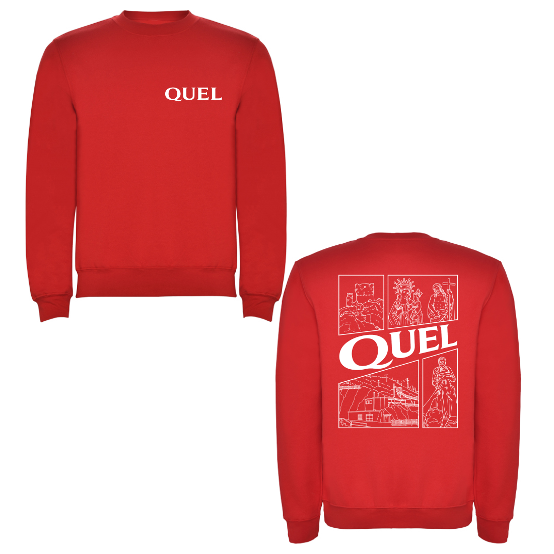 Sudadera Clasica edición "ORGULLO QUELEÑO"