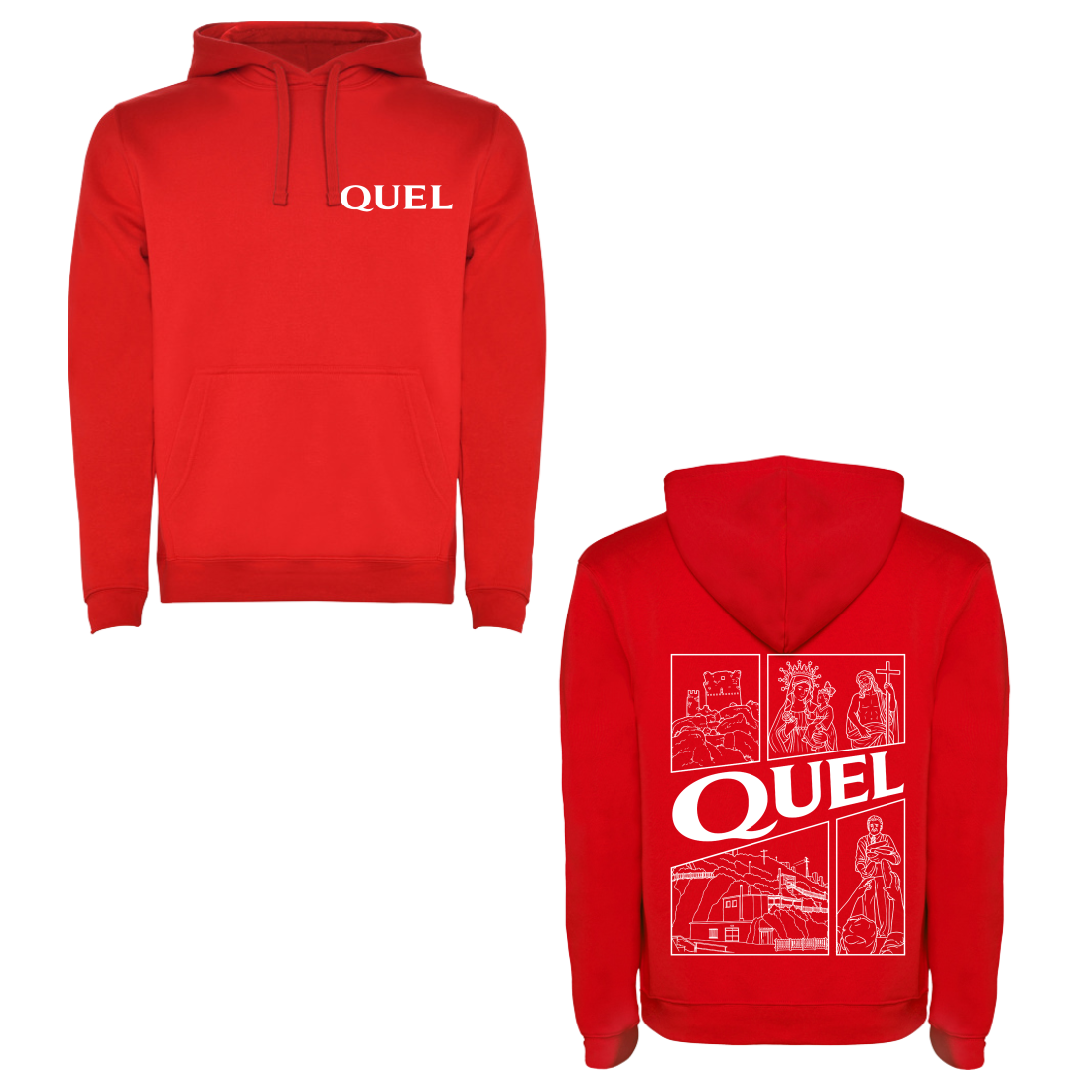 Sudadera Capucha edición "ORGULLO QUELEÑO"