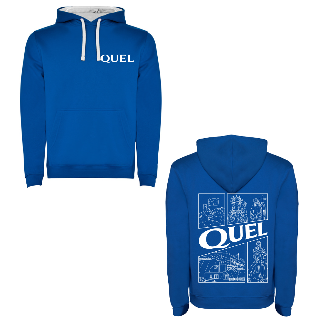 Sudadera Capucha edición "ORGULLO QUELEÑO"